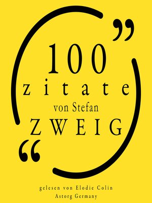 100 Zitate von Stefan Zweig - Audiobook